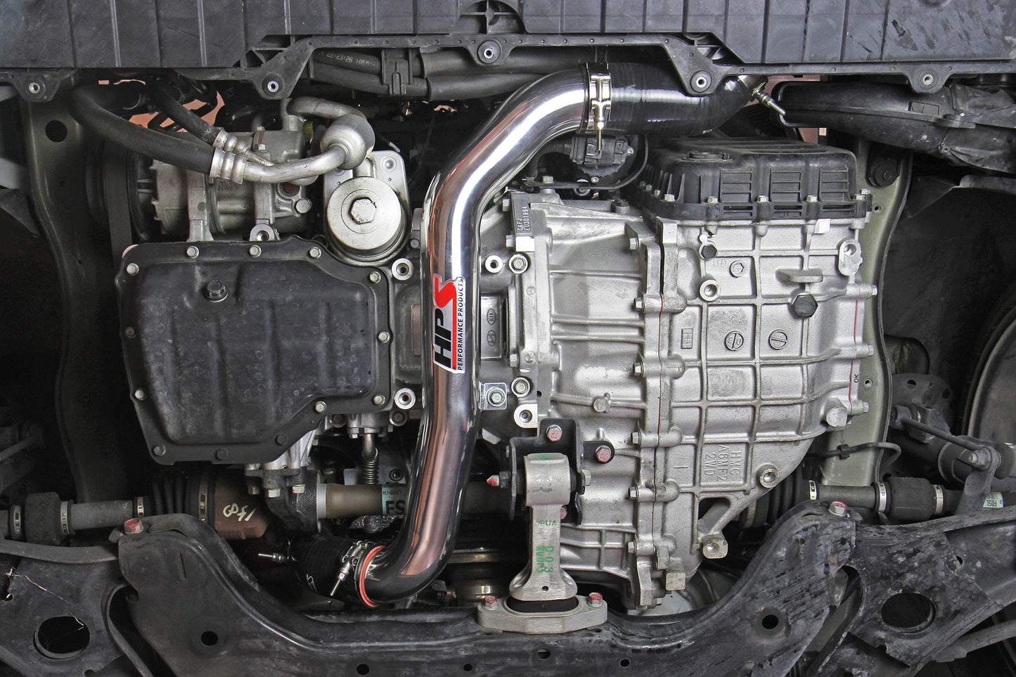 HPS Performance 2.5" Intercooler Charge Pipe Kit (Hot Side), Polished, 17-106P