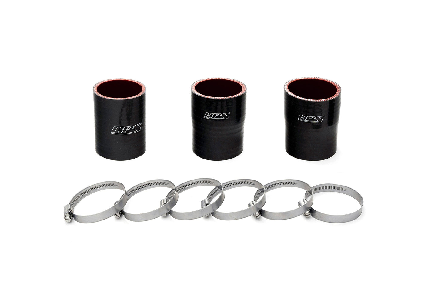 HPS Performance Intercooler Charge Pipe Kit (Cold Side), Black, 17-166WB