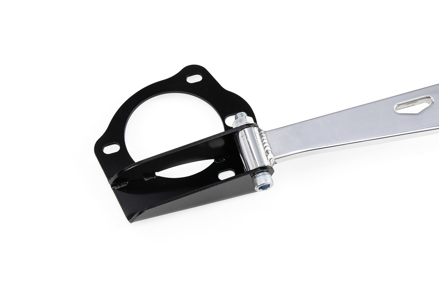 HPS Performance Aluminum Front Strut Tower Brace Bar, Red, 42-112R