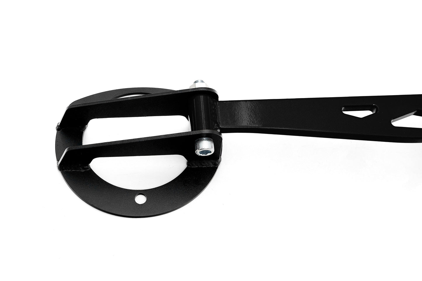 HPS Performance Aluminum Front Strut Tower Brace Bar, Black, 42-118WB