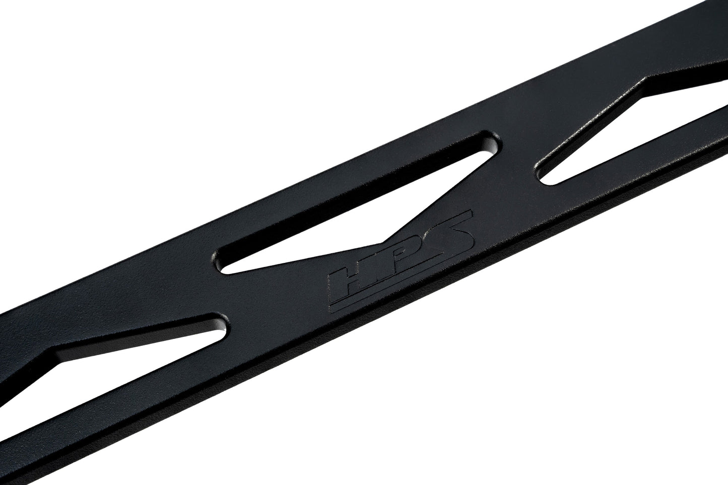 HPS Performance Aluminum Front Strut Tower Brace Bar, Black, 42-119WB