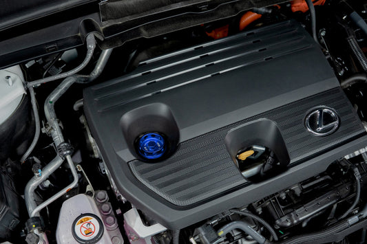 HPS Performance Billet Aluminum Engine Oil Filler Cap, Blue, 5269-105BL