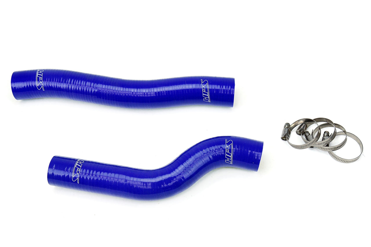 HPS Performance High Temp Reinforced Silicone Radiator Coolant Hose Kit Blue 57-1026-BLUE