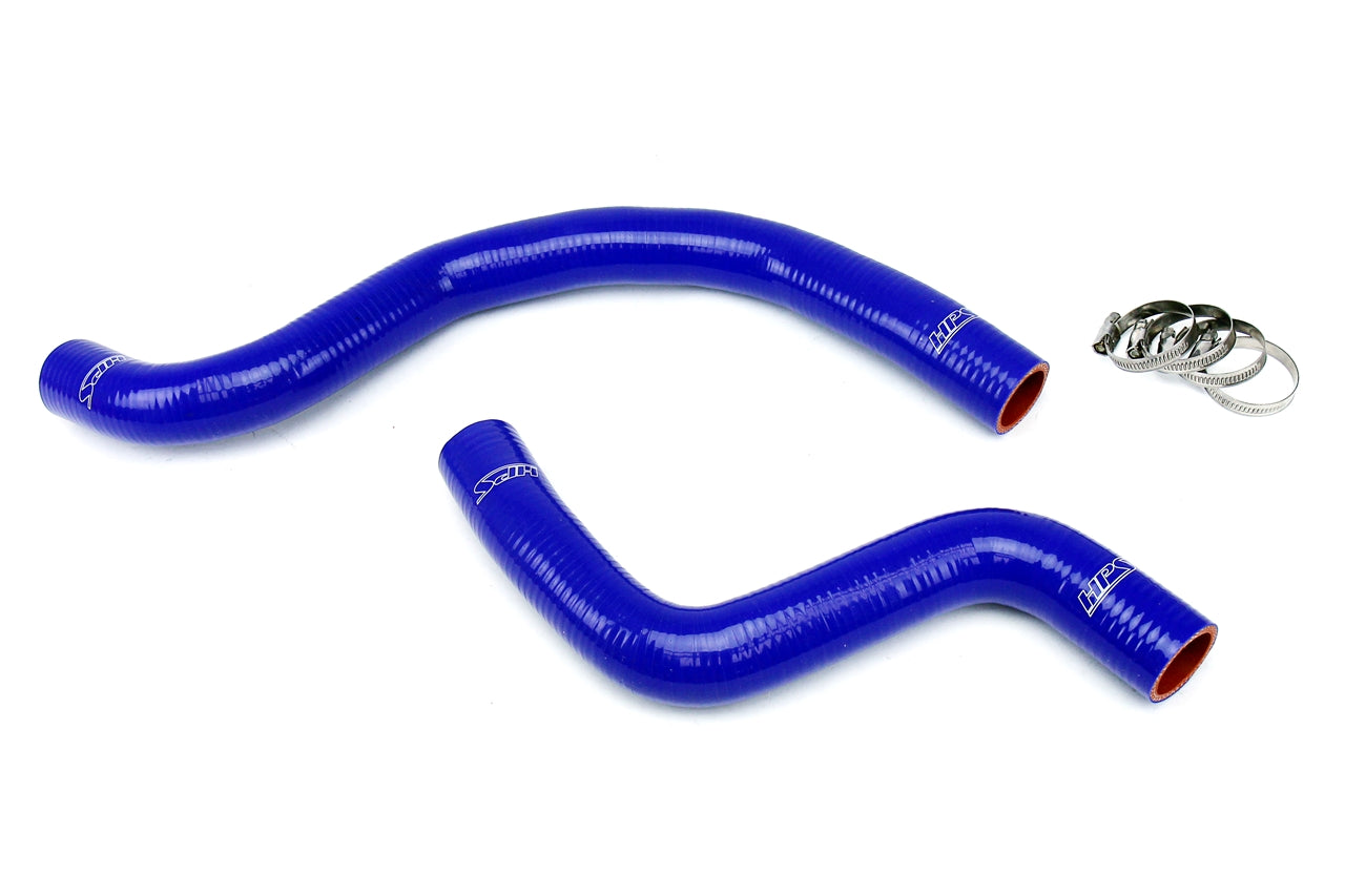 HPS Performance High Temp Reinforced Silicone Radiator Coolant Hose Kit Blue 57-1040-BLUE