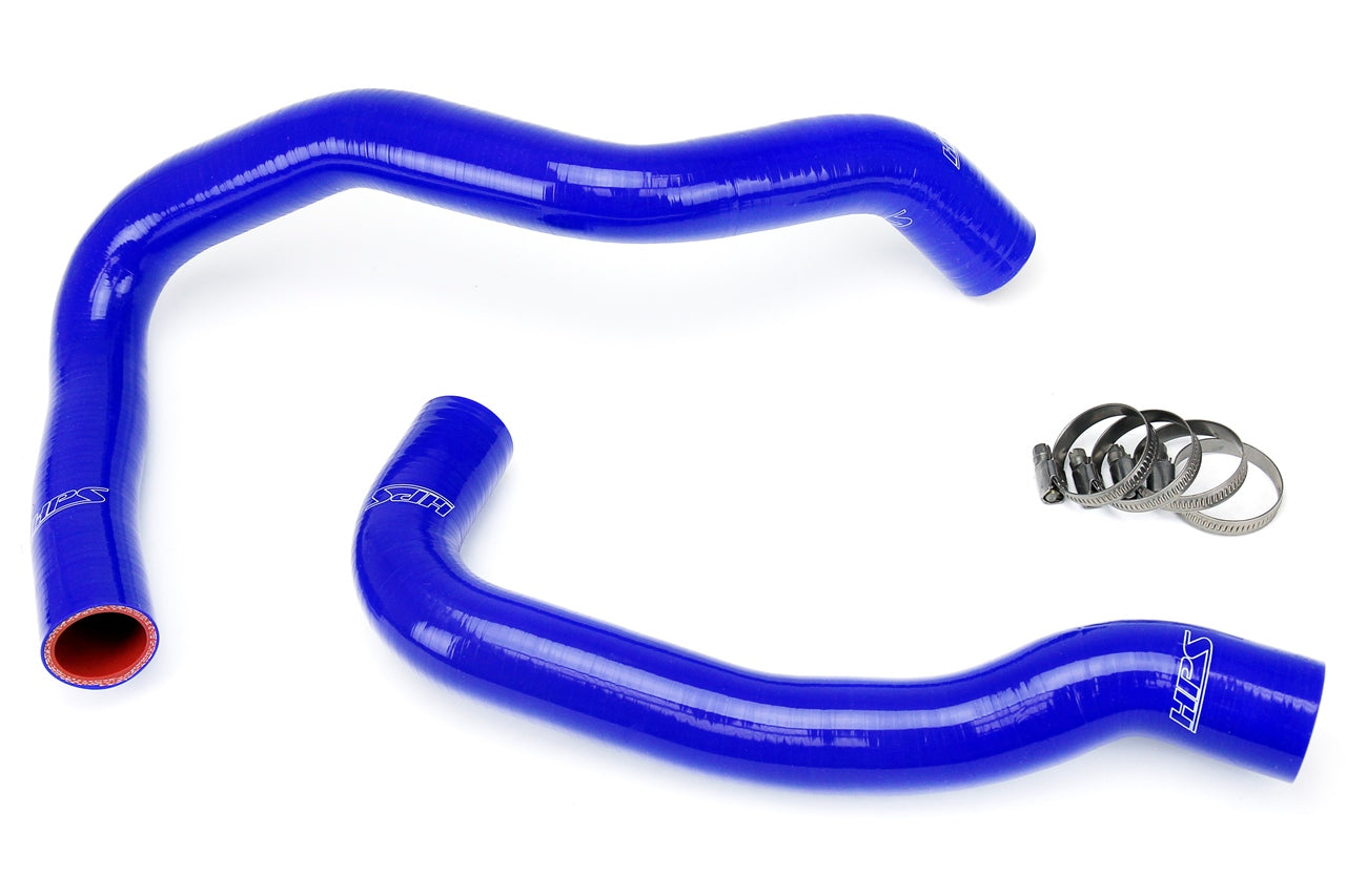 HPS Performance High Temp Reinforced Silicone Radiator Coolant Hose Kit Blue 57-1044-BLUE