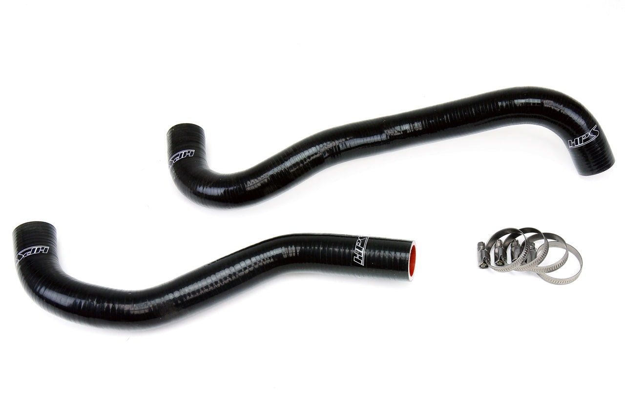 HPS Performance High Temp Reinforced Silicone Radiator Coolant Hose Kit Black 57-1199-BLK