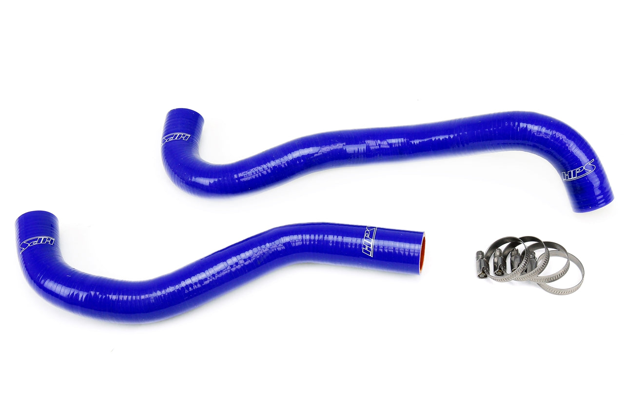 HPS Performance High Temp Reinforced Silicone Radiator Coolant Hose Kit Blue 57-1199-BLUE