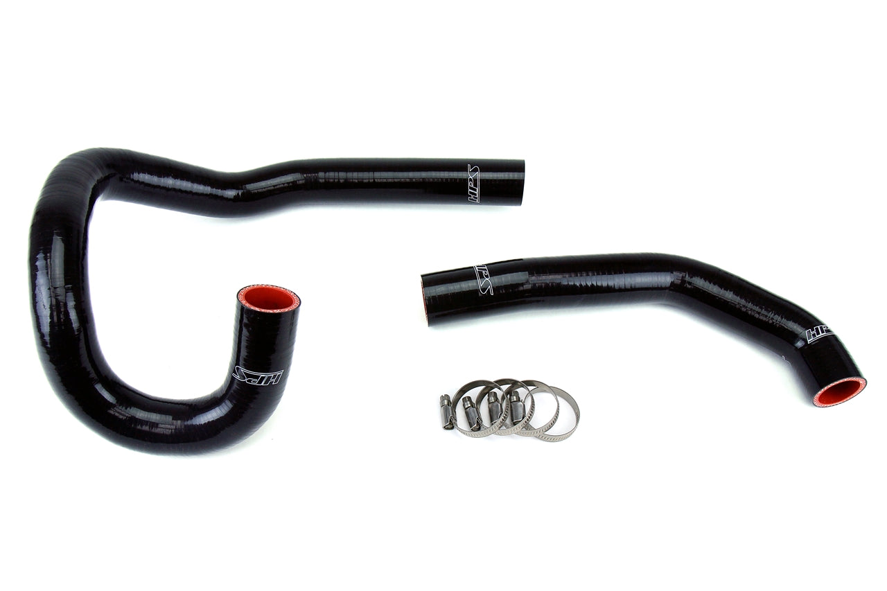 HPS Performance High Temp Reinforced Silicone Radiator Coolant Hose Kit Black 57-1205-BLK
