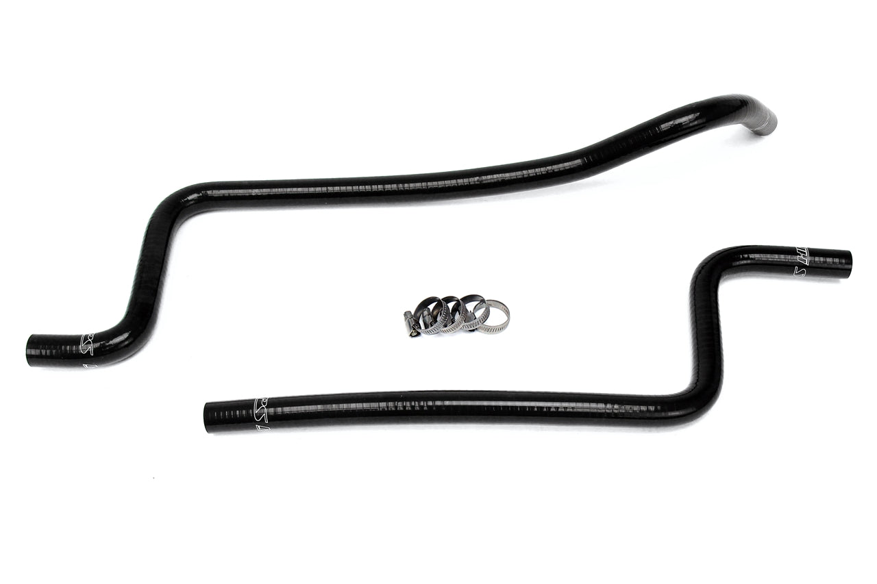 HPS Performance High Temp Reinforced Silicone Heater Coolant Hose Kit Black 57-1221H-BLK