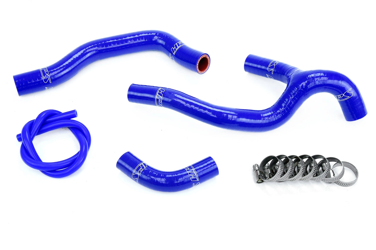 HPS Performance High Temp Reinforced Silicone Radiator Coolant Hose Kit Blue 57-1237-BLUE