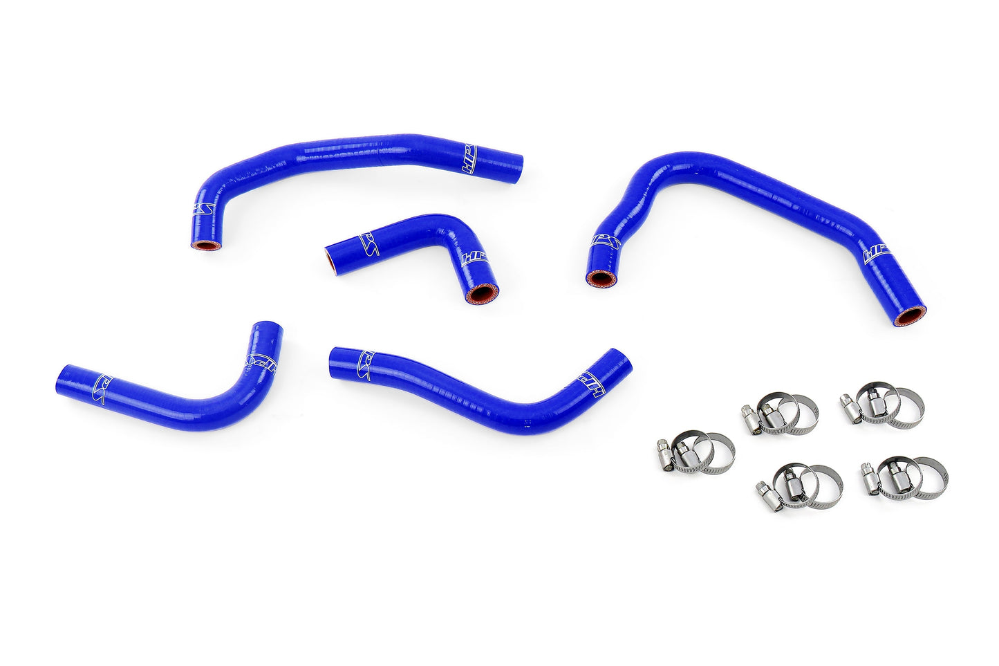 HPS Performance High Temp Reinforced Silicone Heater Coolant Hose Kit Blue 57-1285H-BLUE