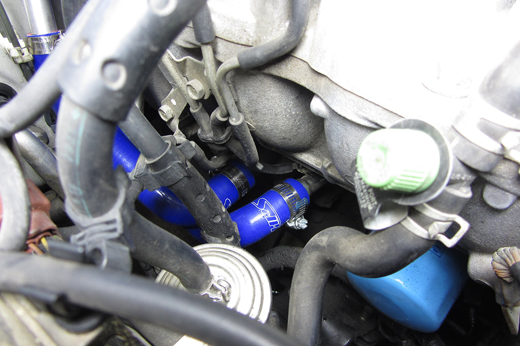 HPS Performance High Temp Reinforced Silicone Heater Coolant Hose Kit, Black, 57-1397-BLK