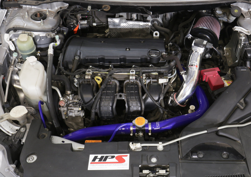 HPS Performance High Temp Reinforced Silicone Radiator Coolant Hose Kit, Red, 57-1530-RED