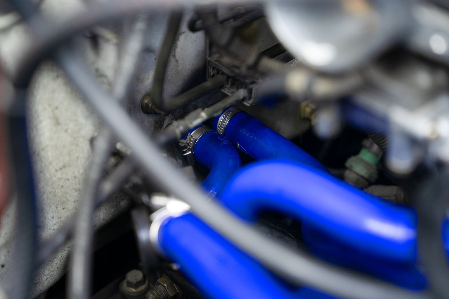 HPS Performance High Temp Reinforced Silicone Heater Coolant Hose Kit, Blue, 57-1775-BLUE