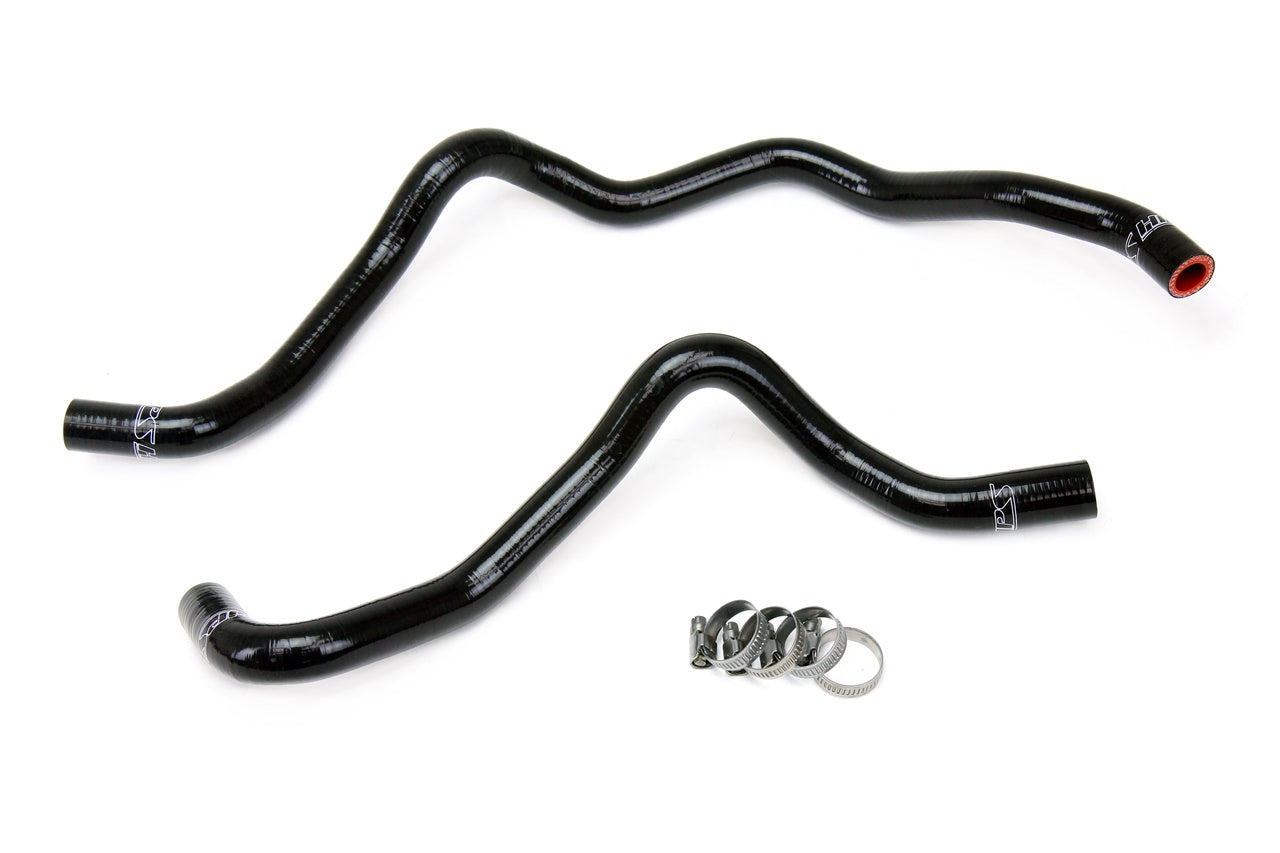 HPS Performance High Temp Reinforced Silicone Heater Coolant Hose Kit Black 57-1849-BLK