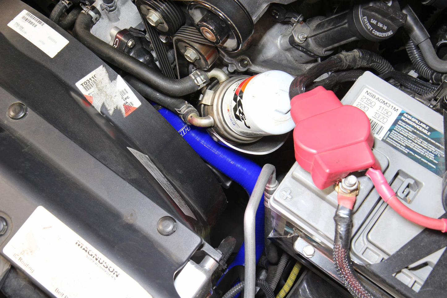 HPS Performance High Temp Reinforced Silicone Radiator Coolant Hose Kit, Blue, 57-1885-BLUE