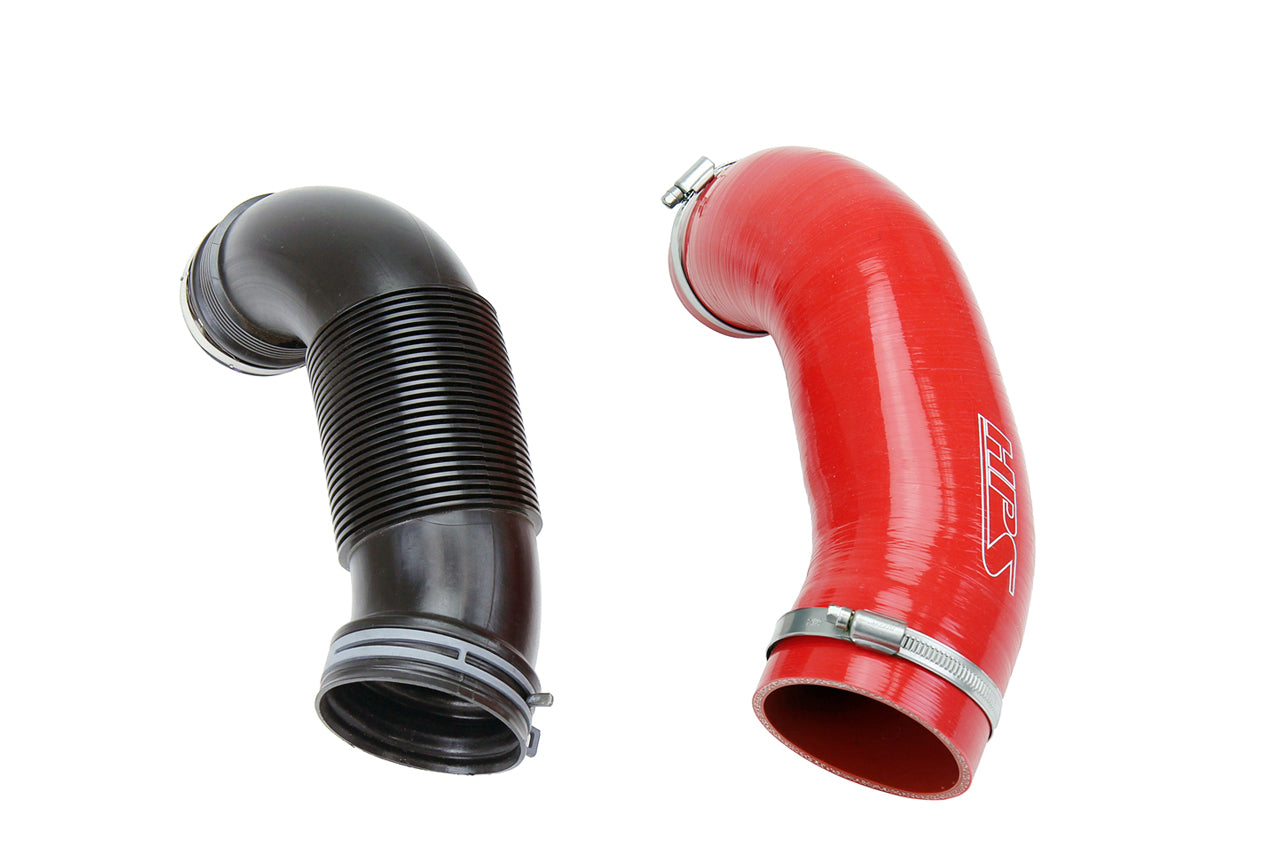 HPS Performance High Temp Reinforced Silicone Air Intake Hose Kit, Red, 57-1922-RED