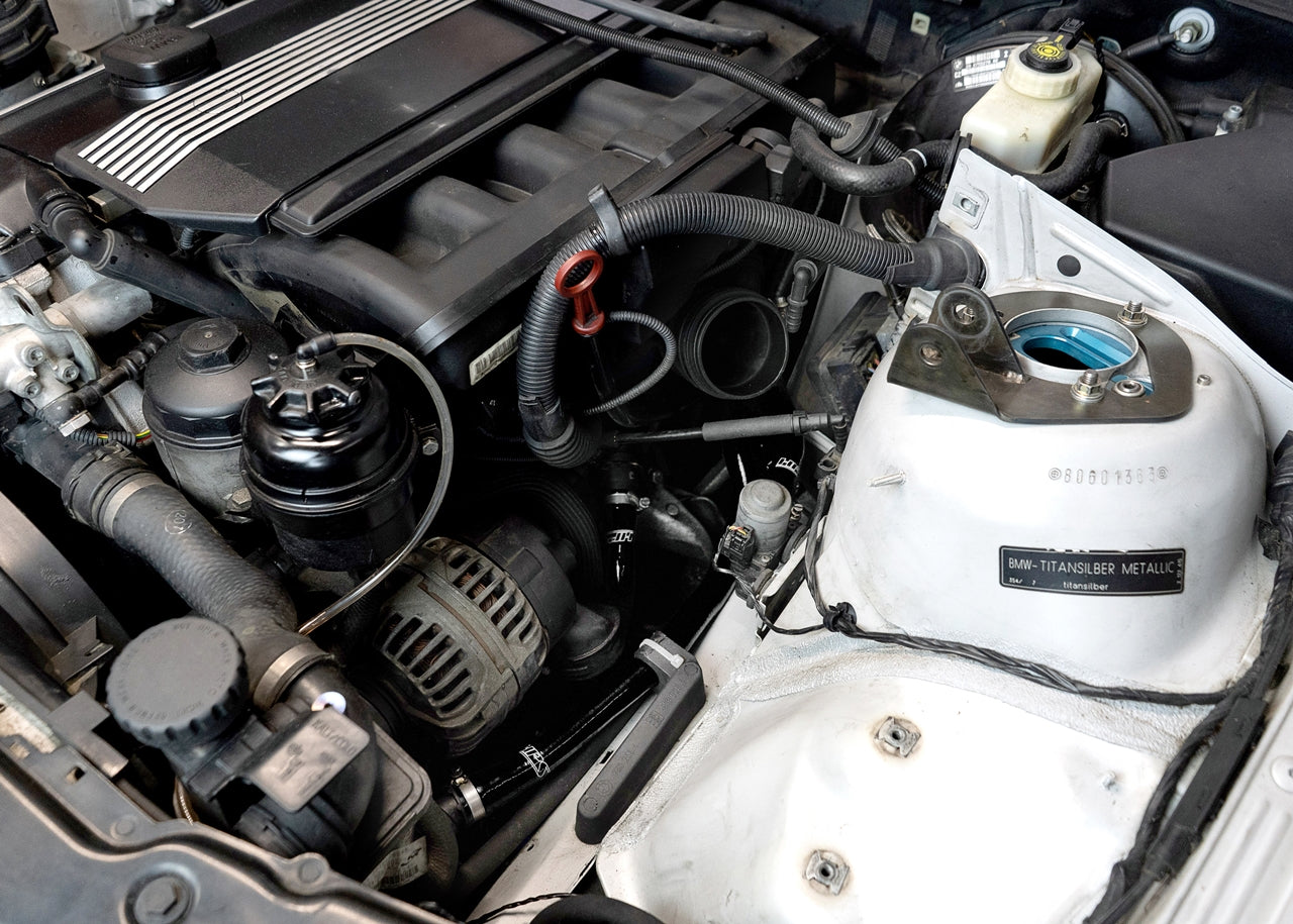 HPS Performance High Temp Reinforced Silicone Heater Coolant Hose Kit, Black, 57-1937-BLK