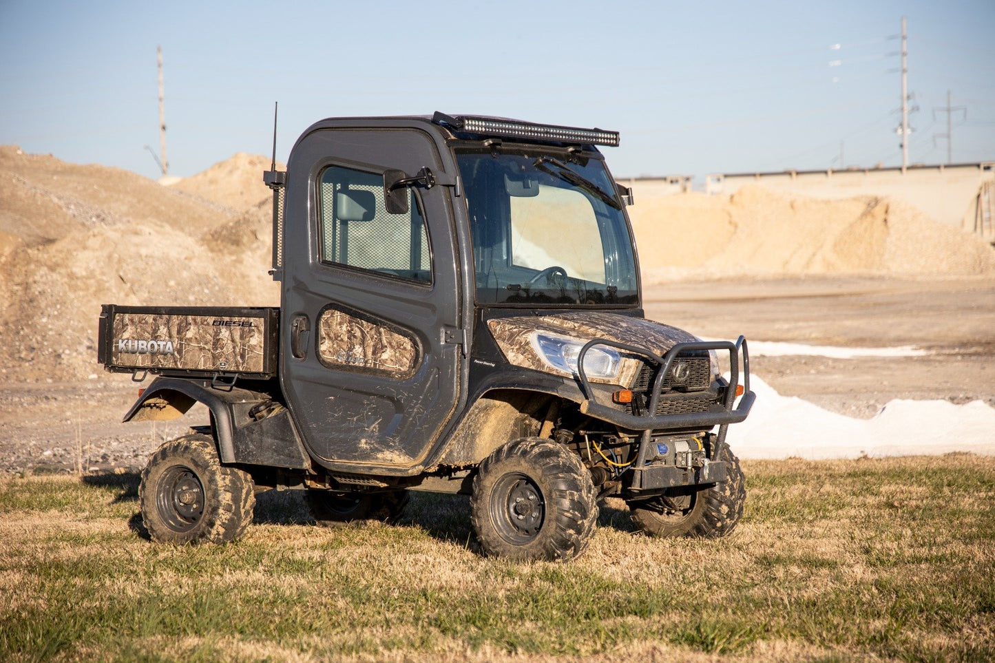 LED BlackSingle Row DRL Light Bar Kit | 50 Inch | Kubota RTV-X900
