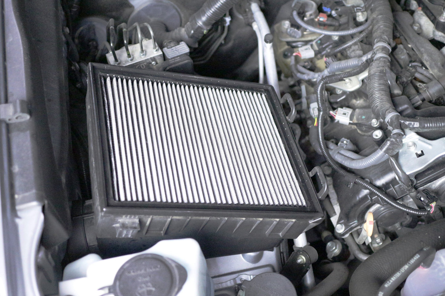 HPS Performance Silicone Air Intake Kit with Drop in Air Filter, Red, 827-725R