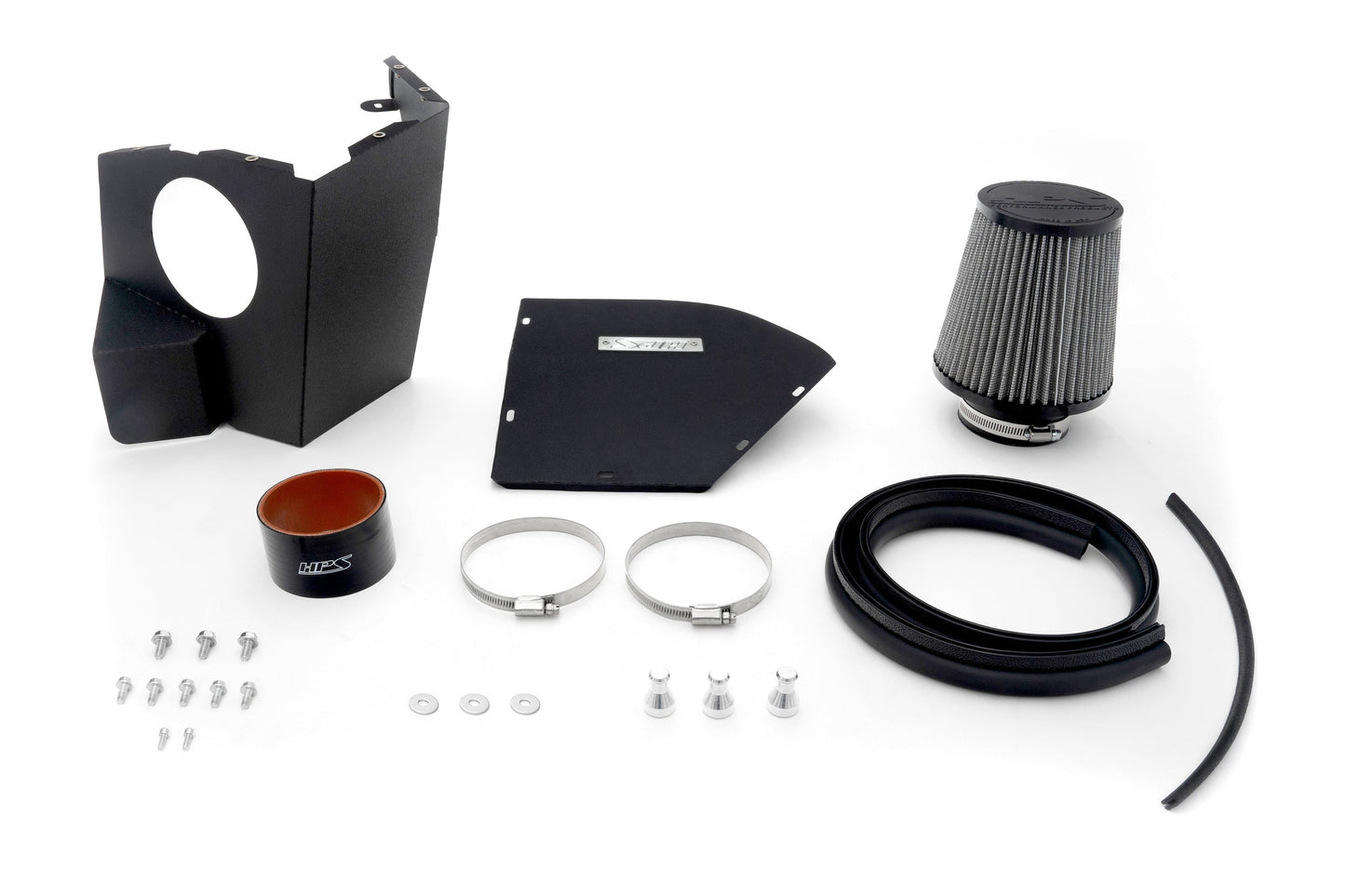 HPS Performance Air Intake Kit with Heat Shield, Blue, 827-770BL