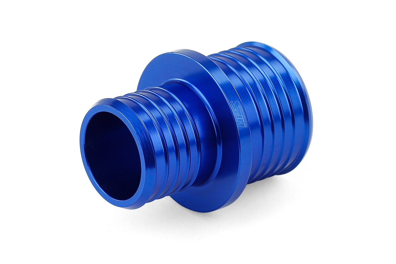 HPS 1/2 inch - 5/8 inch 13mm - 16mm Billet 6061 Aluminum Joiner Hose Union Connector Blue