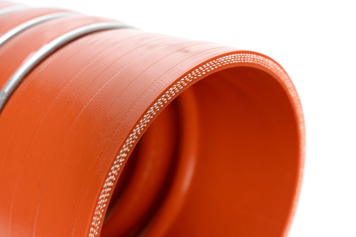 HPS 4" ID, 6.5" Long, Ultra High Temp 4-ply Reinforced Silicone CAC Coupler Hose Hot Side