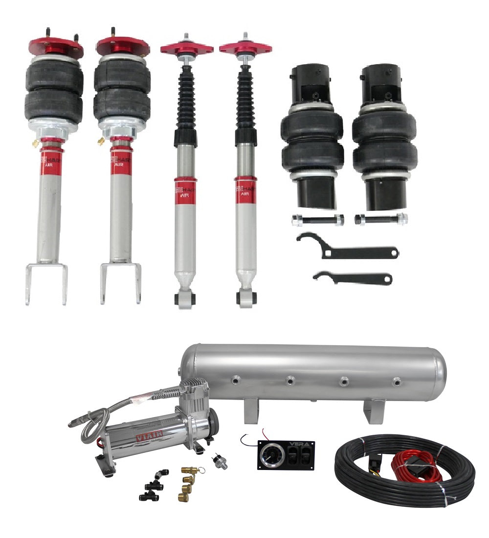 TruHart AirPlus Air Struts w/ VERA Essential Management For 05+ Chrysler 300 RWD 11+ Dodge Challenger 05-08 Dodge Magnum RWD