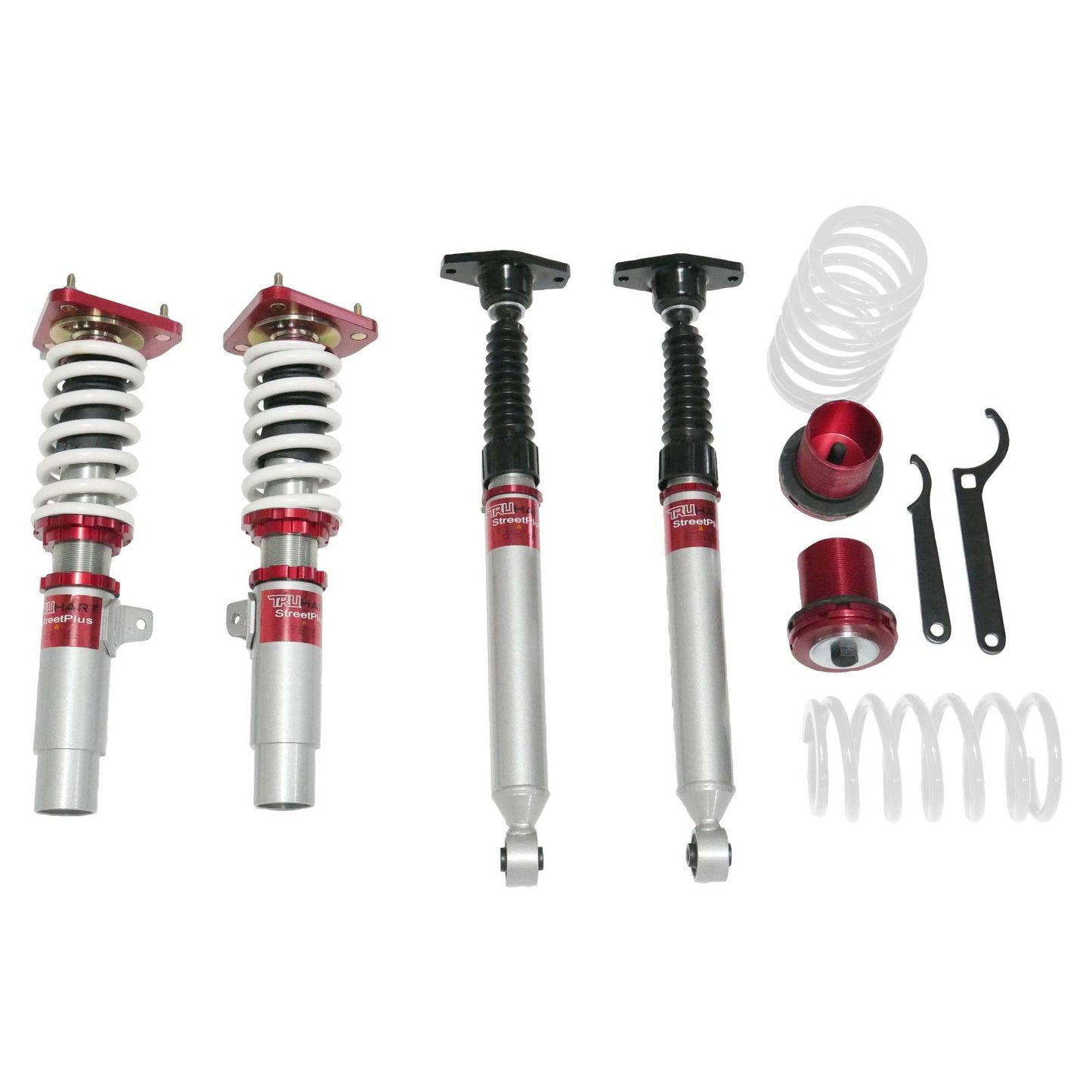 TruHart StreetPlus Coilovers For 10-13 Mazda 3 12-18 Ford Focus 13-18 Ford C-Max FWD FWD