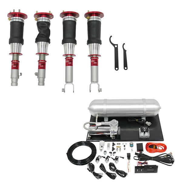 TruHart AirPlus Air Struts w/ VERA Element Management For 09-14 Acura TL 09-14 Acura TSX 08-12 Honda Accord