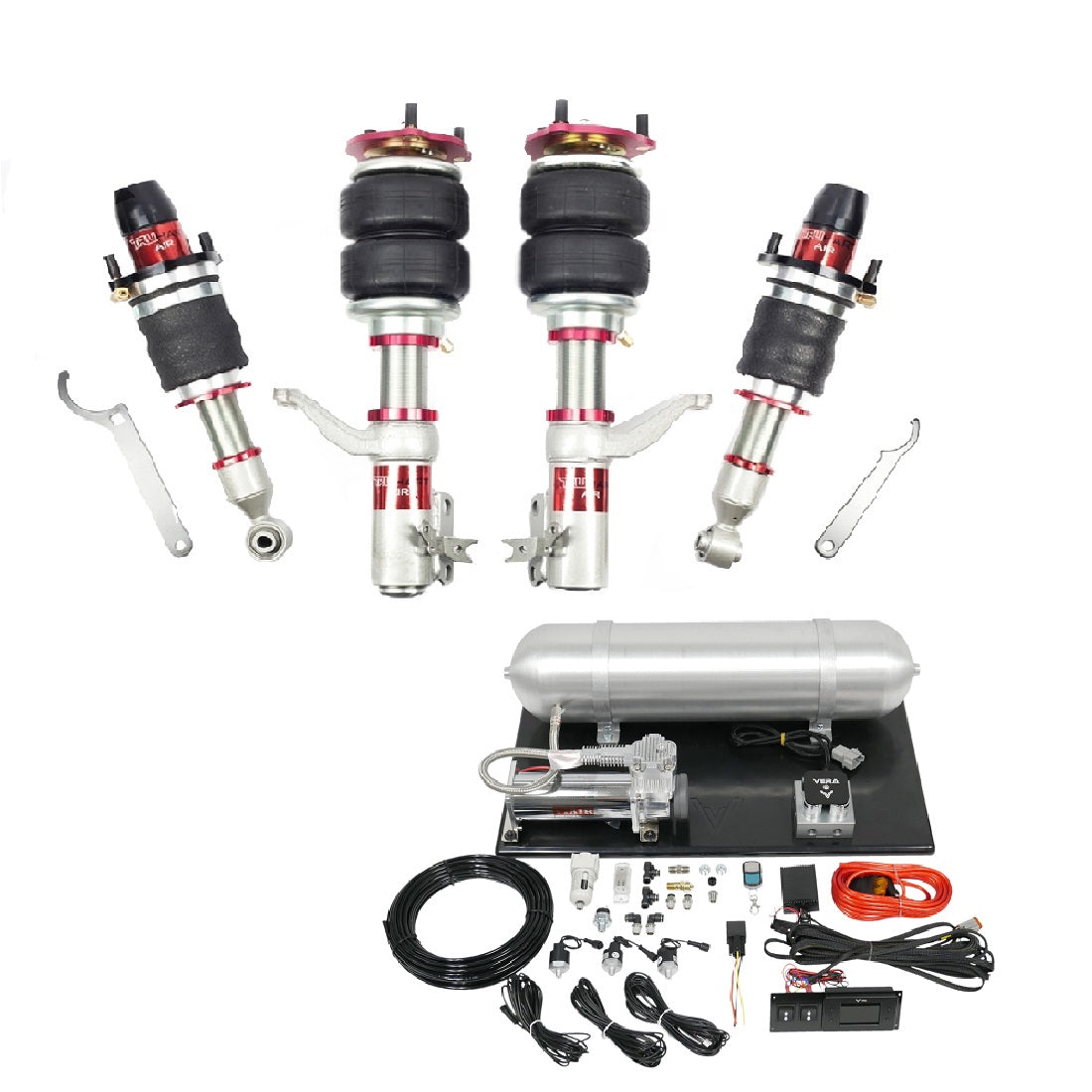 TruHart AirPlus Air Struts w/ VERA Evo Management For 02-06 Honda CR-V