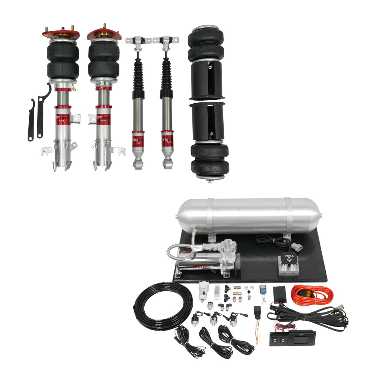 TruHart AirPlus Air Struts w/ VERA Evo Management For 05-10 Honda Odyssey