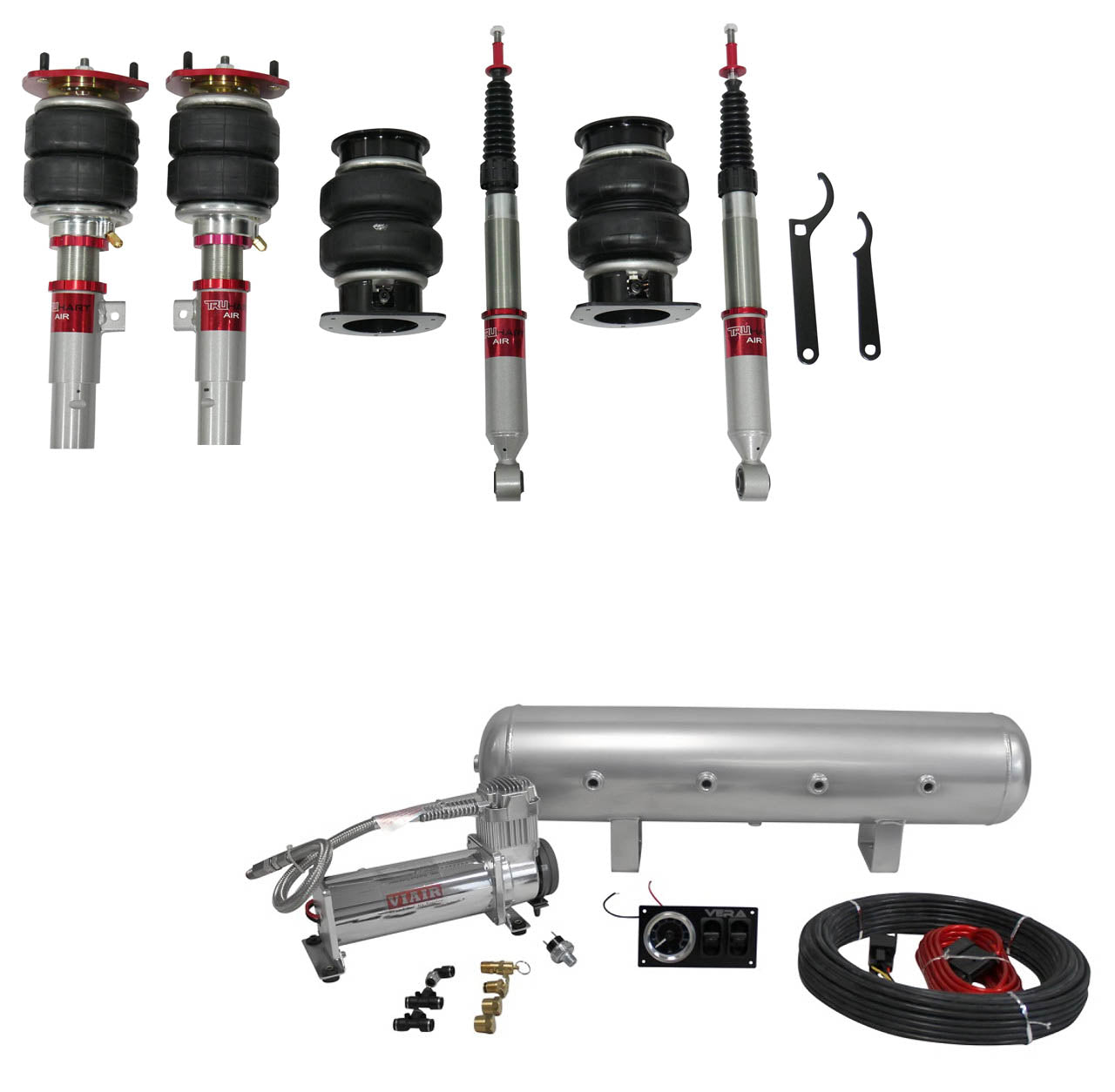 TruHart AirPlus Air Struts w/ VERA Essential Management For 23+ Acura Integra 16+ Honda Civic