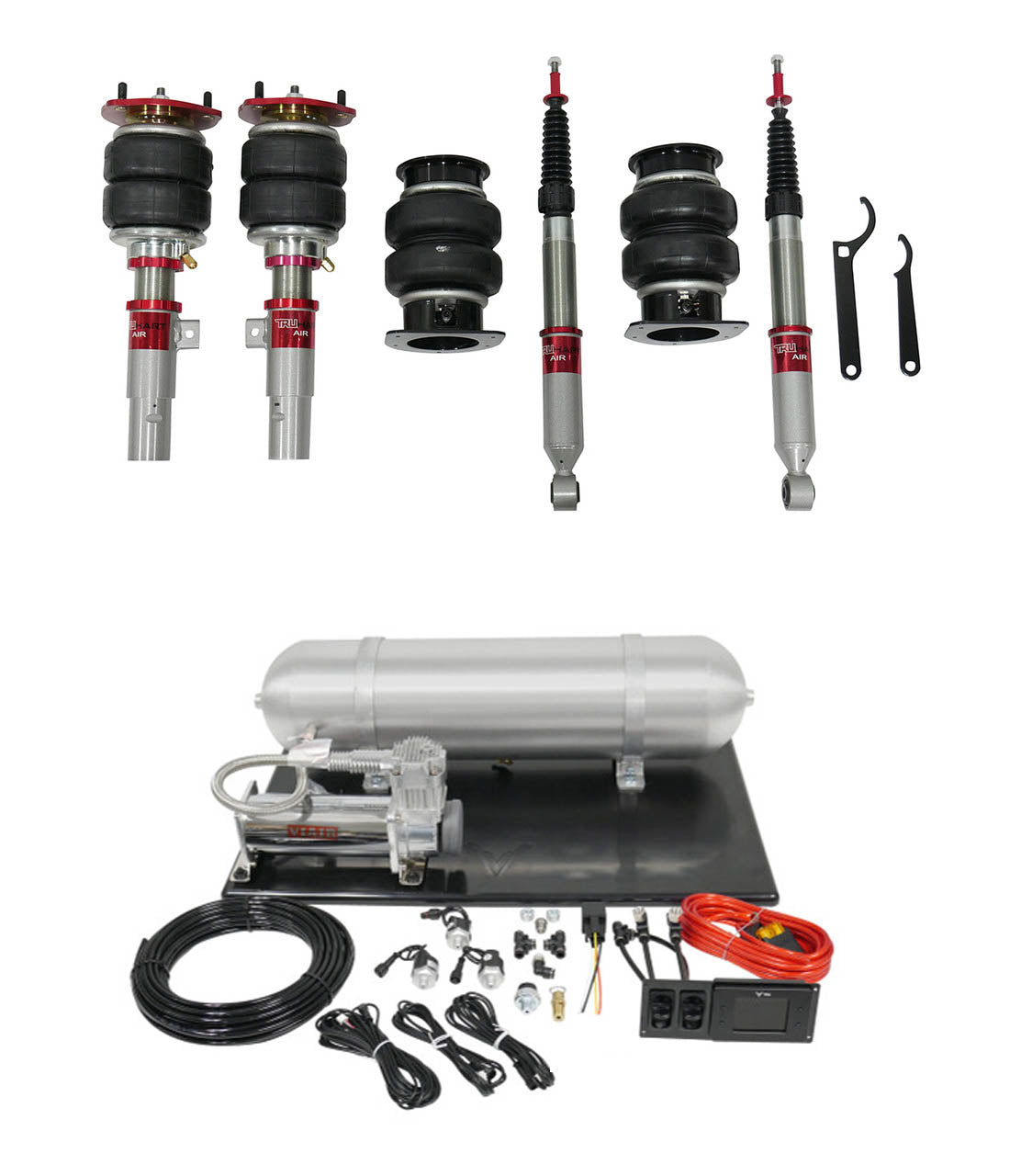 TruHart AirPlus Air Struts w/ VERA Element Management For 23+ Acura Integra 16+ Honda Civic