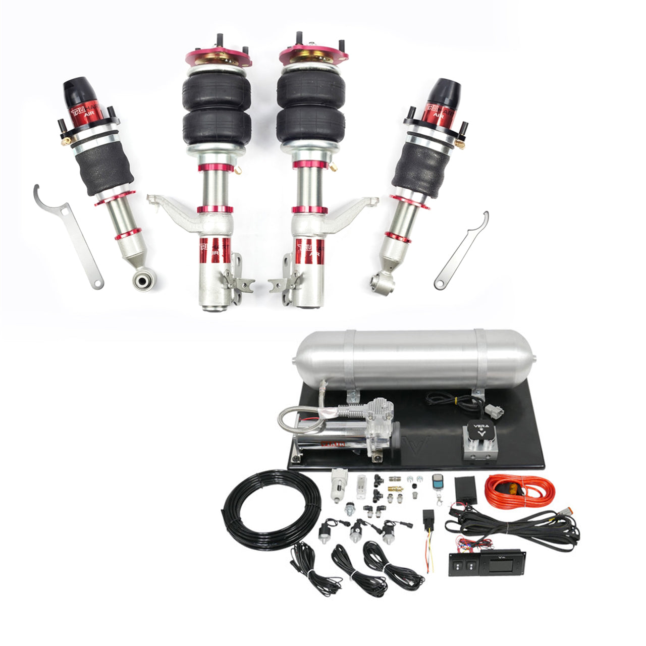 TruHart AirPlus Air Struts w/ VERA Evo Management For 12-16 Honda CR-V