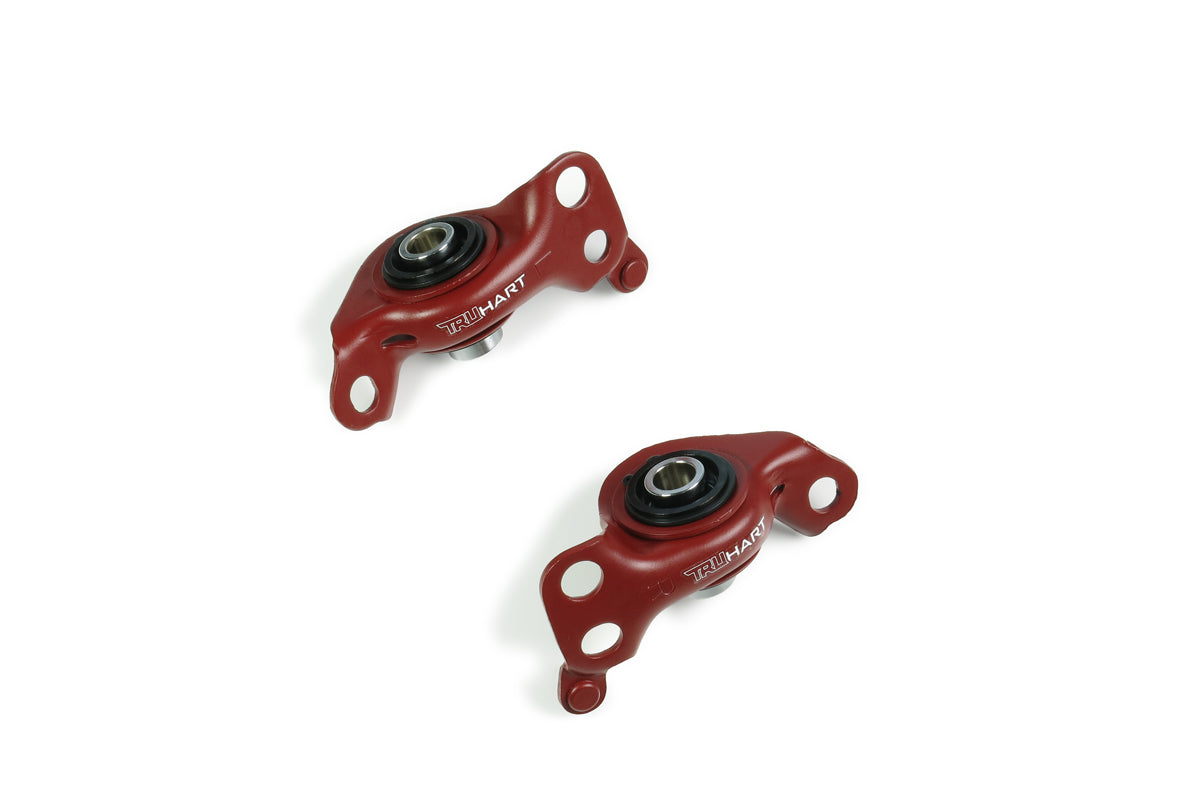 TruHart Front Compliance Bushing Pillowball Red For 94-01 Acura Integra 92-95 Honda Civic