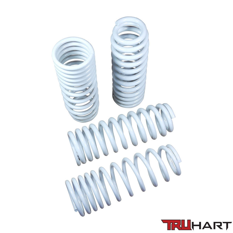 TruHart Lowering Springs 2.0 Inch Front 1.9 Inch Rear For 09-14 Acura TL 09-14 Acura TSX 08-12 Honda Accord FWD