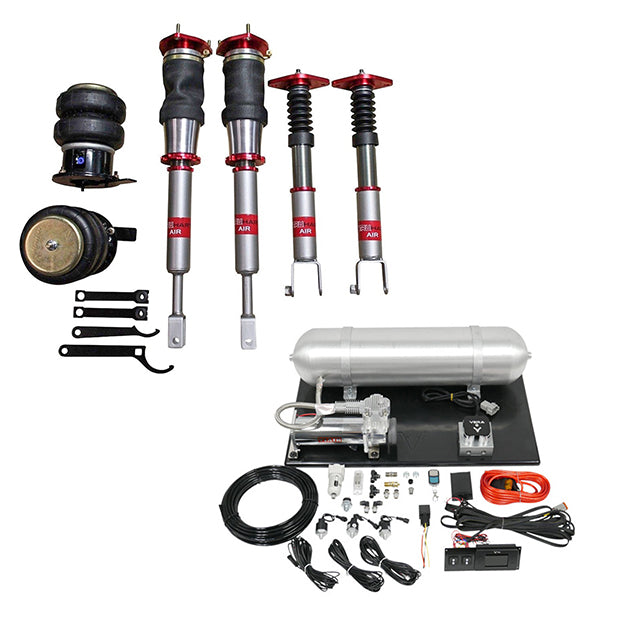 TruHart AirPlus Air Struts w/ VERA Evo Bluetooth Management For 06-10 Infiniti M35 RWD RWD