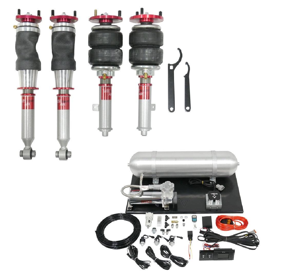 TruHart AirPlus Air Struts w/ VERA Evo Management For 06-12 Lexus GS300 / GS350 / GS430 06-13 Lexus IS250 / IS350 / IS-F AWD AWD