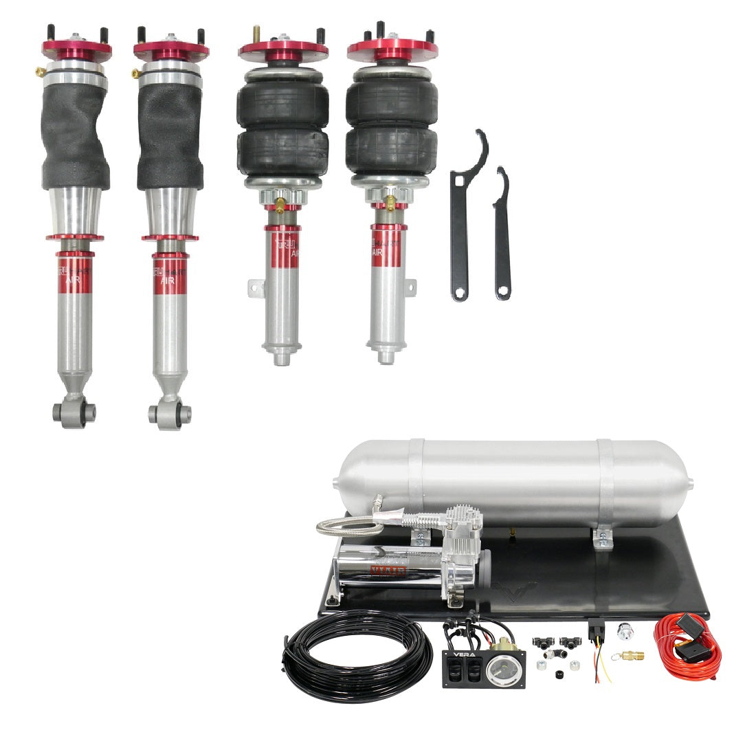 TruHart AirPlus Air Struts w/ VERA Basic Management For 06-12 Lexus GS300 / GS350 / GS430 06-13 Lexus IS250 / IS350 / IS-F AWD AWD