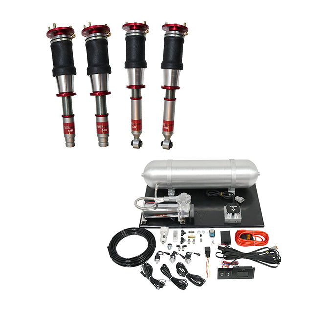 TruHart AirPlus Air Struts w/ VERA Element Management For 06-12 Lexus GS300 / GS350 / GS430 06-13 Lexus IS250 / IS350 / IS-F RWD RWD