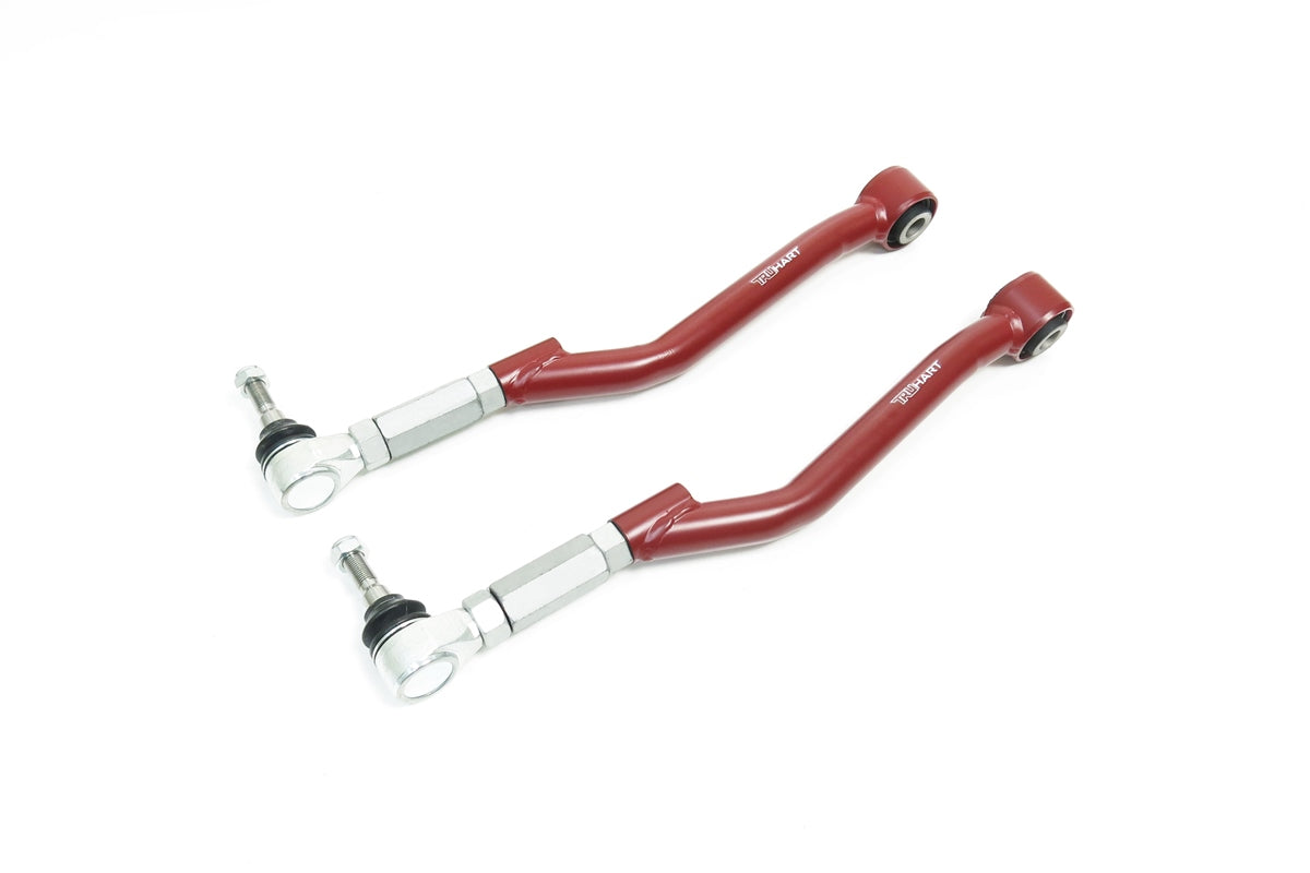 TruHart Rear Toe Control Arms Red For 14+ Lexus IS, RWD 13+ Lexus GS RWD 15+ Lexus RC RWD
