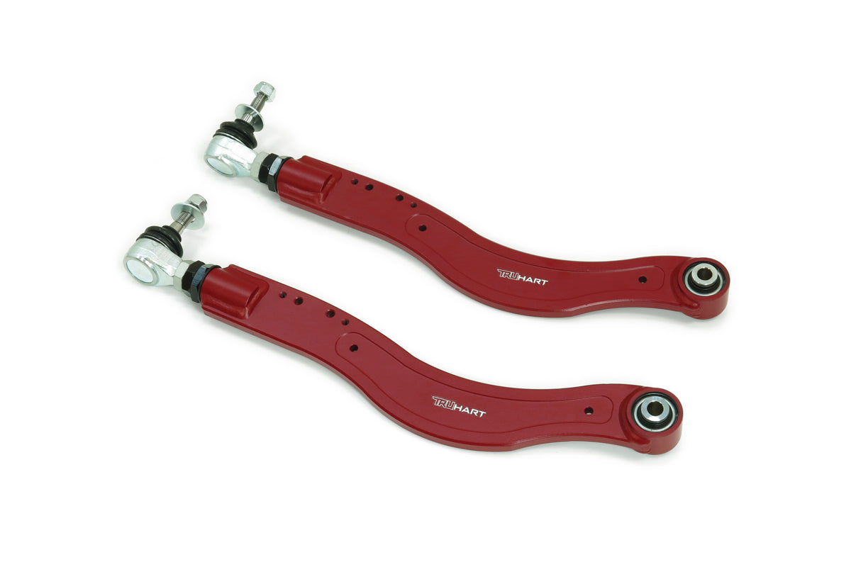 TruHart Rear Toe Kit w/ Pillowball Red For 07-17 Lexus LS460 RWD RWD