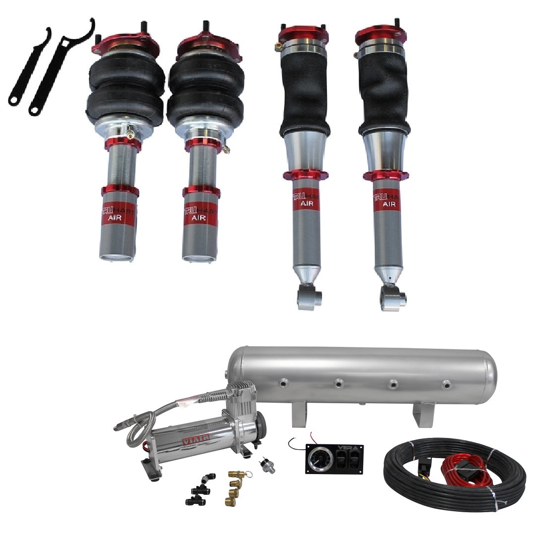 TruHart AirPlus Air Struts w/ VERA Essential Management For 89-94 Nissan 240SX