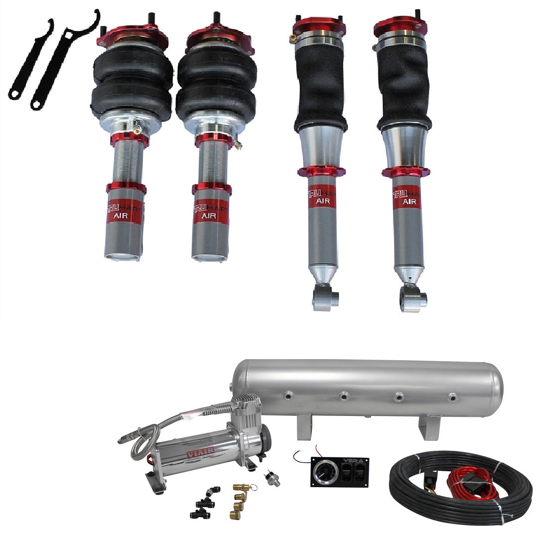 TruHart AirPlus Air Struts w/ VERA Essential Management For 95-98 Nissan 240SX