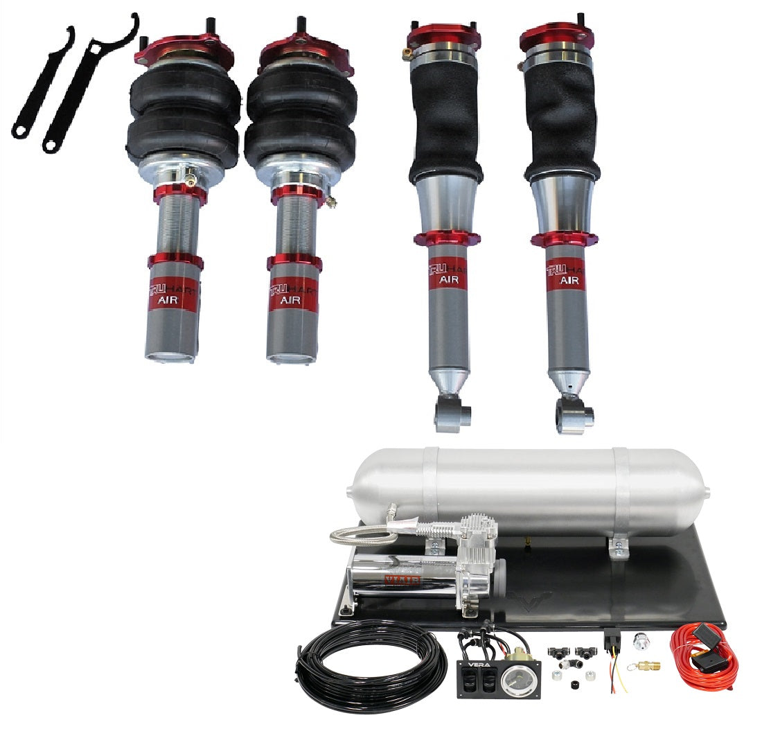 TruHart AirPlus Air Struts w/ VERA Basic Management For 95-98 Nissan 240SX
