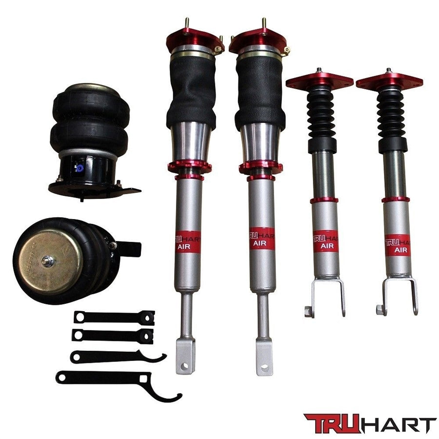 TruHart AirPlus Air Struts For 07-08 Infiniti G35 Sedan 08-13 Infiniti G37 Coupe 07-14 Infiniti G37 Sedan 14-15 Infiniti Q60 Coupe 09+ Nissan 370Z RWD RWD