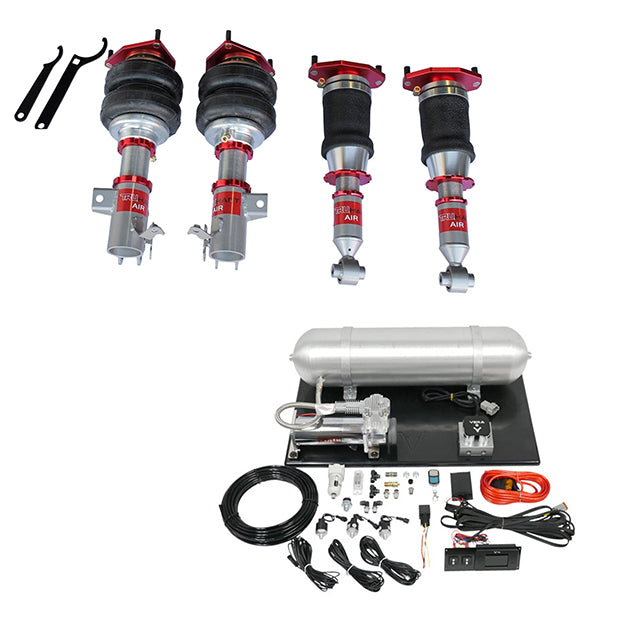 TruHart AirPlus Air Struts w/ VERA Evo Bluetooth Management For 08-14 Subaru Impreza 12-21 Subaru WRX 13-21 Subaru WRX STI