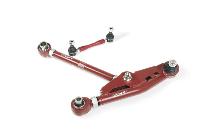 TruHart Front Lower Control Arms 6 pc Set Adjustable w/ Pillowball Red For 16-21 Subaru BRZ 12-17 Scion FR-S 16-21 Toyota 86