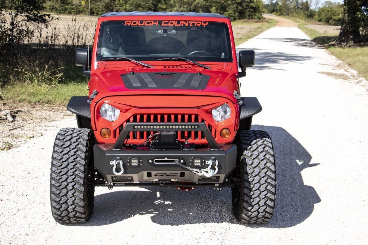 Hood Louver with RC Logo | Jeep Wrangler JK/Wrangler Unlimited (2007-2018)